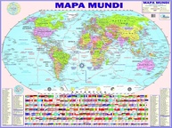 Mapa Mundi Político Premium: Explore o Mundo com Detalhes Incríveis! - imagem 1