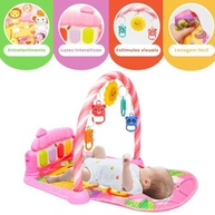 Tapete de Atividades Musical com Piano Interativo para Bebê - Estimule Aprendizado e Diversão (Rosa) - imagem 5