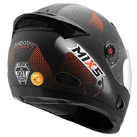 Capacete Mixs MX5 Blaze Laranja Brilhante - Segurança e Estilo para Sua Pilotagem - imagem 3