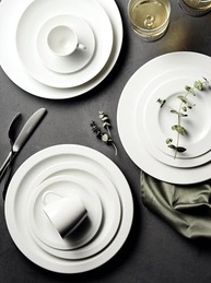 Prato Sobremesa Jacqueline Tramontina em Porcelana 19 cm – Elegância e Durabilidade na Sua Mesa - imagem 2