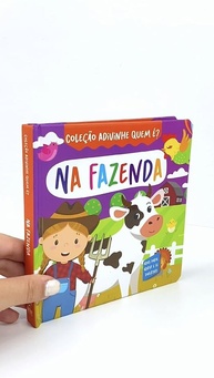 Livro Interativo Adivinhe Quem é? Na Fazenda: Diversão e Aprendizado para Crianças - imagem 3