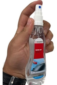 Kit 5 Cristalizadores Wurth Water Off: Visibilidade Impecável e Segurança na Chuva - imagem 4