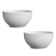 Kit 2 Tigelas Bowl de Porcelana Branca 500ml - Estilo e Versatilidade na Mesa - imagem 1