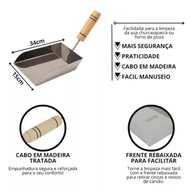 Pá de Limpeza Inox para Churrasqueira - Conforto e Durabilidade na Sua Churrasqueada - imagem 3
