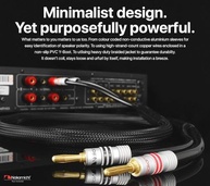 Plugue Banana Nakamichi Excel 24K Ouro: Som Puro e Conexão Impecável para seu Home Theater - imagem 3