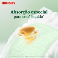 Huggies Premium Natural Care RN - Fralda Descartável Respirável com Fibras Naturais - imagem 5