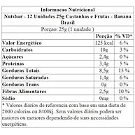 Barras Castanhas & Frutas Banana Brasil 12x25g: Energia Natural - imagem 2