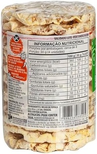 Biscoito de Milho Pop Corn Grande Natural Life - Sem Glúten - Vegano - 80g - imagem 2