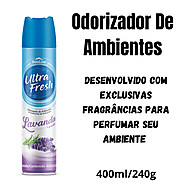 Kit 4 Odorizadores Lavanda Ultra Fresh 400ml – Frescor Natural - imagem 1