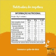 Kit 6 Biscoitos Orgânicos Palitinhos de Vegetais Cenoura 20g - Papapá | Snack Saudável Natural - imagem 3