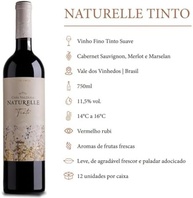 Casa Valduga Naturelle Tinto Suave - imagem 4