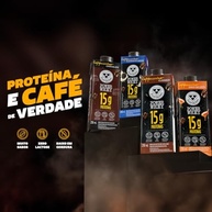 3 Corações Bebida Láctea Cappuccino Power Whey Cookies n'Cream 15g de Proteína com Cafeína 250ml - 12 unidades - imagem 5
