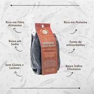 Lentilha Beluga Negra Sem Glúten Ceres 400g - imagem 3
