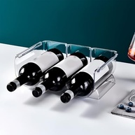 Suporte Organizador de Garrafas de Vinho Empilhável para Geladeira - Neoimp - imagem 3
