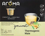 Aroma Selezione Cápsulas De Chá Mate Thermogenico Compatível Com Nespresso Contém 10 Cápsulas - imagem 2
