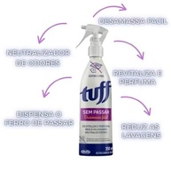 Tuff Spray Desamassador 350ml - Neutraliza Odores, Revitaliza e Perfuma Roupas sem Ferro - imagem 4