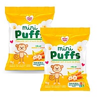 Nhami Mami Mini Puffs: Snack Saudável Banana e Cenoura - imagem 1