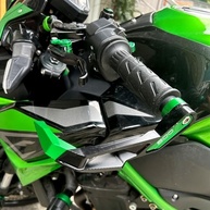 Protetores de Mão em Alumínio CNC para Ninja 500 / Z500 (2024-2025) - Segurança e Estilo Verde - imagem 5