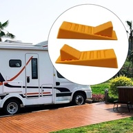 Nivelador de RV de 2 peças, blocos de nivelamento de RV, calços de roda de campistas, rampa de nivelamento para SUV - imagem 4