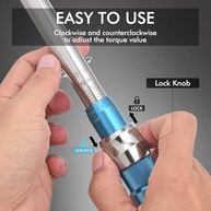 Chave de Torque Ajustável 5-30 Nm com Cabeça Intercambiável - Precisão para AC/HVAC - imagem 4