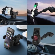 Suporte de Celular para Carro com Ventosa Reforçada: Fixação Segura no Painel e Trava Antiqueda - imagem 3