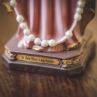 Sacro Imagem Nossa Senhora das Lágrimas 20cm em Resina Importada - Decoração e Fé - imagem 5