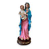 Nossa Senhora da Saúde: Imagem em Resina Nobre 15cm - imagem 1