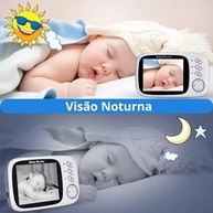 Babá Eletrônica VB603 com Câmera Sem Fio, Visão Noturna, Áudio VOX e Monitor 4.3" - Segurança e Conforto para seu Bebê - imagem 5
