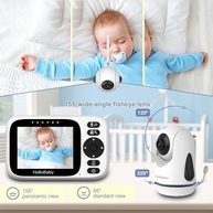 Babá Eletrônica Monitor Bebê 3.2" com Visão Noturna, Áudio Bidirecional e Controle Panorâmico - imagem 5