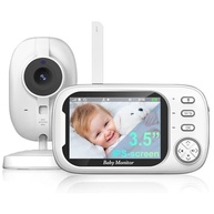 Babá Eletrônica 3.5" HD 720P com Tela, Áudio Bidirecional e Visão Noturna - Segurança Total para Seu Bebê - imagem 2