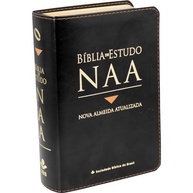 Bíblia de Estudo NAA Portátil em Couro Sintético Preta | Nova Almeida Atualizada - imagem 2
