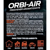 Kit 3 Aromatizantes Orbi Folha Perfumada Carro Novo - Frescor Duradouro - imagem 3