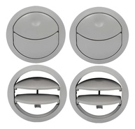 Kit 4 Difusores de Ar Cinza para Fiat Novo Uno e Nova Fiorino (2010-2021) - imagem 1