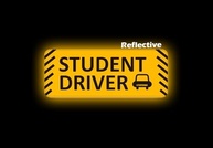 Kit 2 Ímãs "Estudante Dirigindo" 25cm - Segurança Refletiva para Novos Motoristas - imagem 4