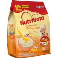 Nutribom Mingau de Multicereais 600g - Combinação Saudável de Trigo, Milho, Arroz e Aveia com Vitaminas e Minerais - imagem 2