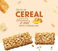 Nutry Barra De Cereal Banana Aveia E Mel Com 24 Unidades - imagem 3