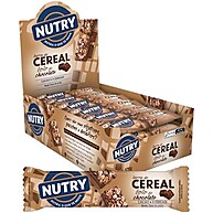 Nutry Barra De Cereais Bolo De Chocolate 22G - Display Com 24 Unidades - Com 3 Cereais E Cacau - imagem 4