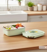 Lancheira Bento Box Nuvem 550ml Twibex - Compartimentos Práticos e Antivazamento - imagem 3