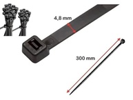 Abraçadeira de Nylon Starfer 300x4,8mm (100 Unidades) - Resistência e Organização - imagem 3
