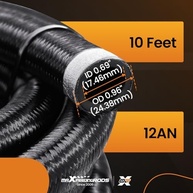 Kit Linha de Combustível 12AN maXpeedingrods: Mangueira Trançada Nylon e Conexões de Alta Performance - imagem 4