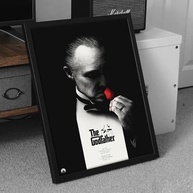 Quadro The Godfather - O Poderoso Chefão 40x60cm - Moldura Preto Fosco com Impressão Eco-Solvente - imagem 3