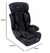 Cadeirinha Cosco Tour 9-36kg Preta: Segurança e Conforto para o seu Pequeno Aventureiro! - imagem 3