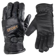 Luva de Motociclista em Couro Sintético: Proteção Térmica e Corta-Vento para o Inverno - imagem 2