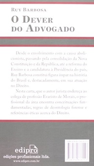 O Dever do Advogado: Um Clássico da Ética Jurídica por Ruy Barbosa - imagem 3