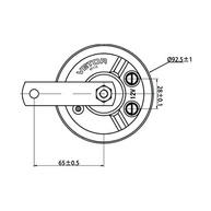 Buzina Paquerinha Eletromagnética 92mm 12V Vetor VT115 - O Som Clássico que Faltava no Seu Veículo! - imagem 5