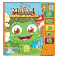 Livro Musical O Sapo Não Lava o Pé: Cante e Aprenda com Sons Divertidos! - imagem 1