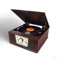 Vitrola Toca Discos Vintage Obaretrô Original Obabox: Reviva a Magia do Vinil com Estilo! - imagem 3