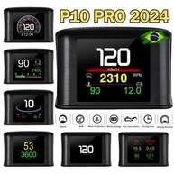 HUD P10 Car Pro OBD2: Velocidade, RPM e Mais em Display Inteligente Multicolorido - imagem 3