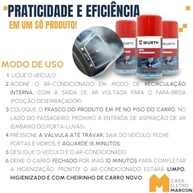 Kit 3 Higienizador Ar Condicionado Automotivo Wurth Spray 145ml - Carro Novo e Livre de Odores - imagem 5