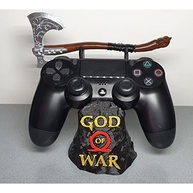 Suporte para Controle PS4 e PS5 God of War - Tema Épico com Machado Leviathan - Cor Preta - imagem 2